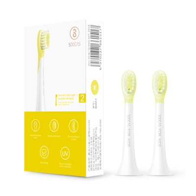 Сменные насадки для зубной щетки Xiaomi Soocas Сhildrens Electric ToothBrush C1 Yellow